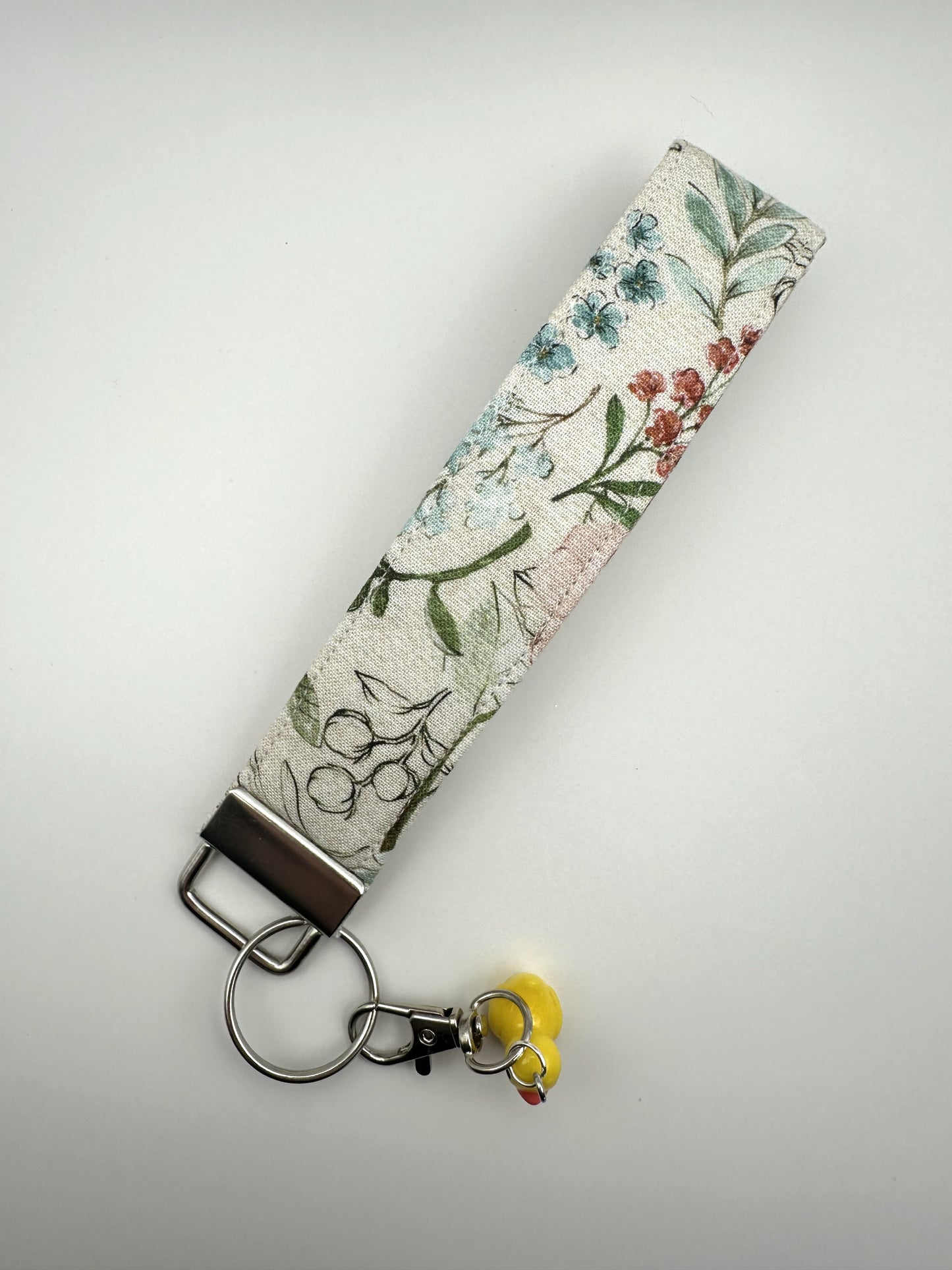 Pressed Flowers - Keychain Wristlet