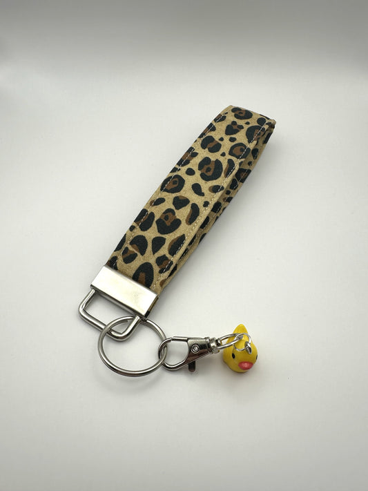 Cheetah Print - Keychain Wristlet