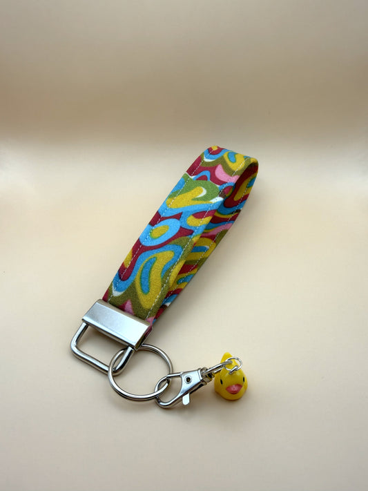 Wigglin' Waves - Keychain Wristlet