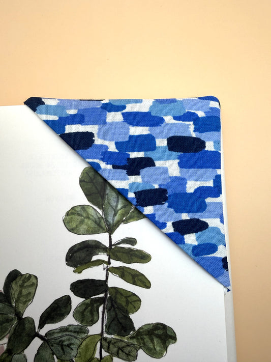 Blue Strokes - Page Corner Bookmark