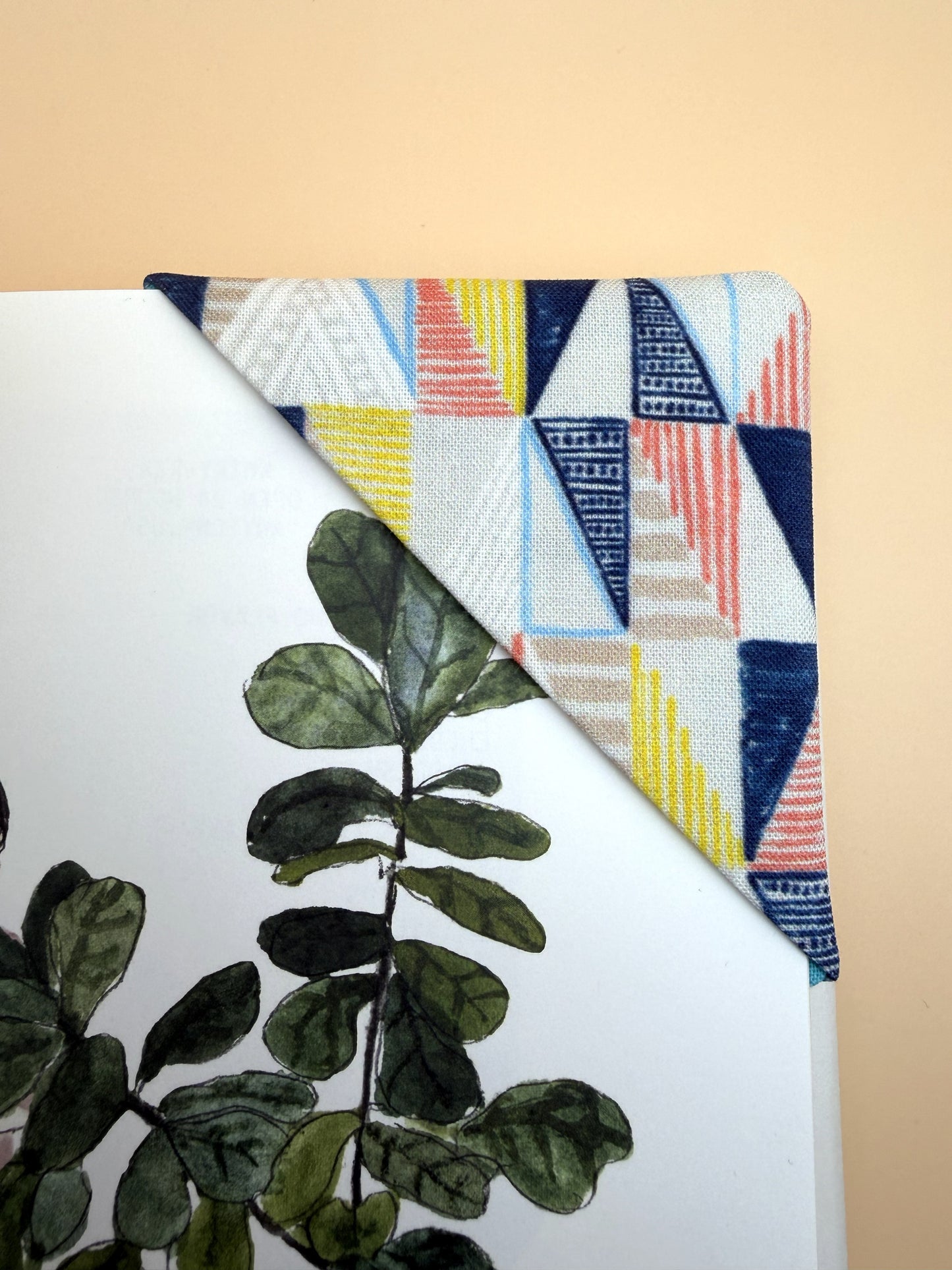 Geometric Blue - Page Corner Bookmark