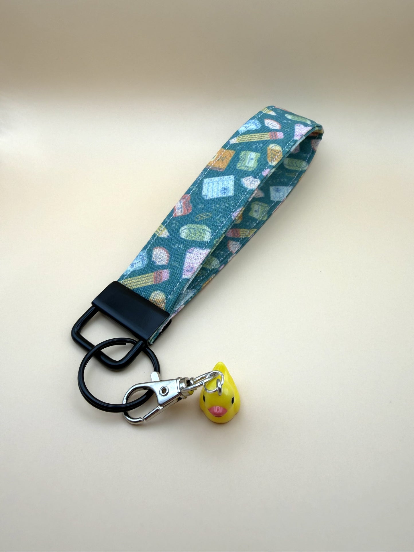 2cool4school in Dark Green - Keychain Wristlet