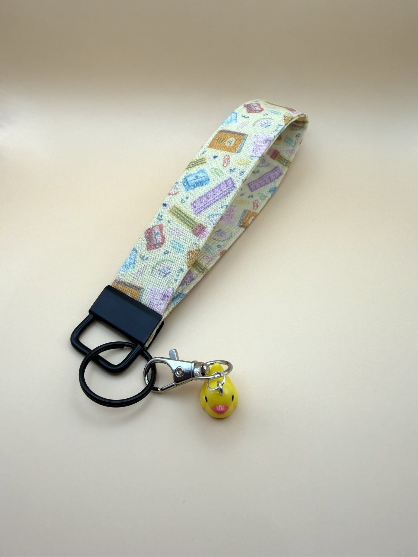 2cool4school in Pastel Yellow - Keychain Wristlet
