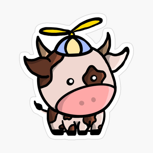 Cow - Matte Sticker